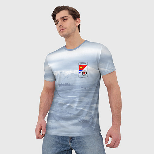 Мужская футболка Оротукан Без текста / 3D-принт – фото 3