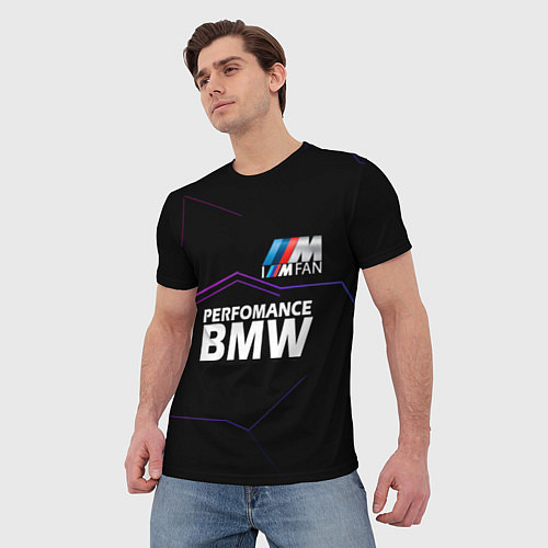 Мужская футболка BMW фанат / 3D-принт – фото 3