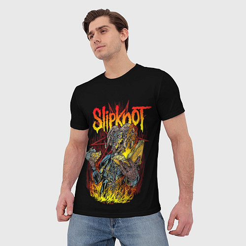 Мужская футболка SLIPKNOT THE GRAY CHAPTER / 3D-принт – фото 3