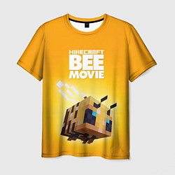 Футболка мужская BEE MOVIE Minecraft, цвет: 3D-принт