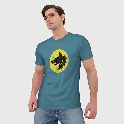 Мужская футболка Космические Волки цвет легиона 6 / 3D-принт – фото 3