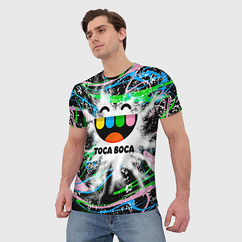 Мужская футболка Toca Boca: Весельчак / 3D-принт – фото 3