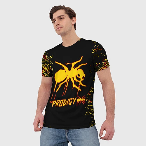 Мужская футболка The Prodigy логотип / 3D-принт – фото 3