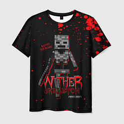 Футболка мужская WITHER SKELETON, цвет: 3D-принт