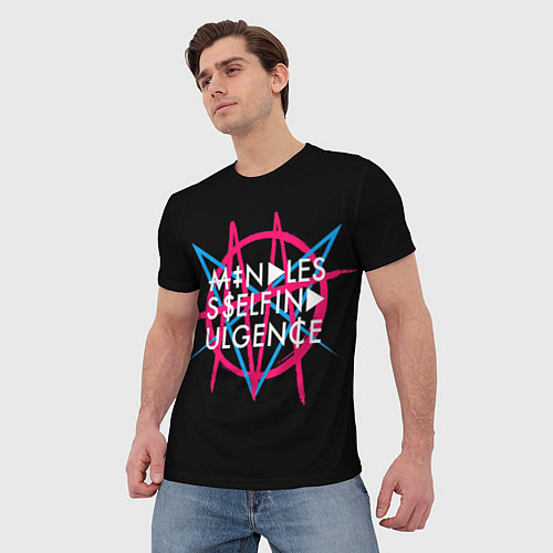 Мужская футболка Mindless Self Indulgence MSI / 3D-принт – фото 3