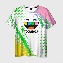 Футболка мужская Toca Boca: Улыбашка, цвет: 3D-принт