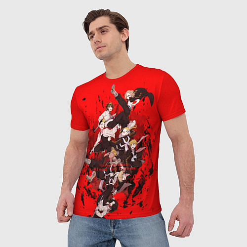 Мужская футболка Токийские мстители Главные герои в кровавом водоро / 3D-принт – фото 3