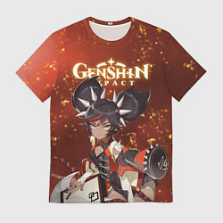 Футболка мужская СИНЬ ЯНЬ XINYAN ПИРО, цвет: 3D-принт