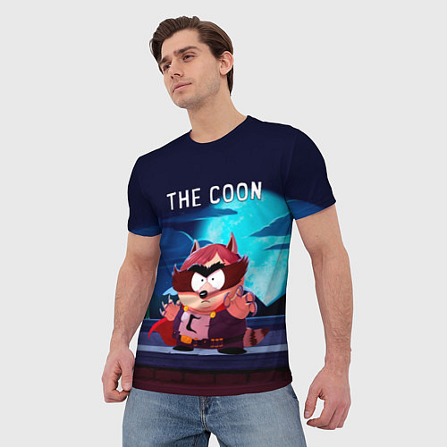 Мужская футболка The Coon - Енот Южный Парк / 3D-принт – фото 3