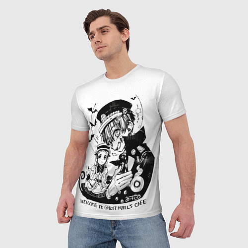 Мужская футболка Туалетный мальчик Ханако Кун и девочка / 3D-принт – фото 3