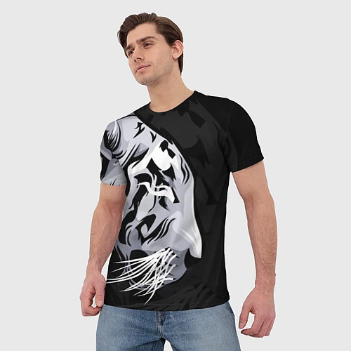 Мужская футболка 2022 Год тигра / 3D-принт – фото 3