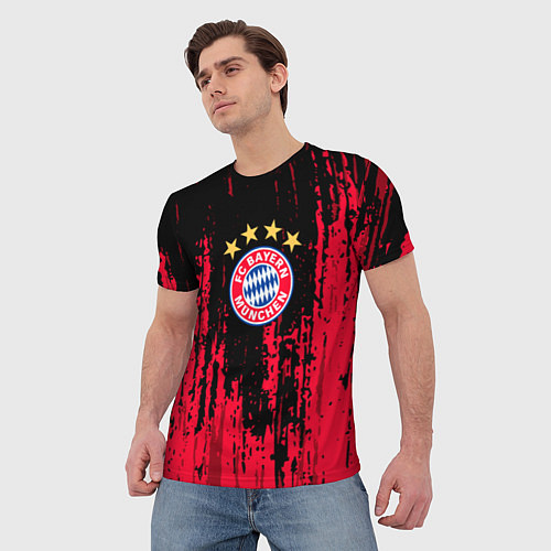 Мужская футболка Bayern Munchen: Бавария / 3D-принт – фото 3