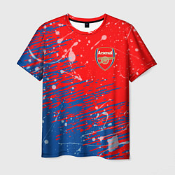 Футболка мужская Arsenal: Фирменные цвета, цвет: 3D-принт
