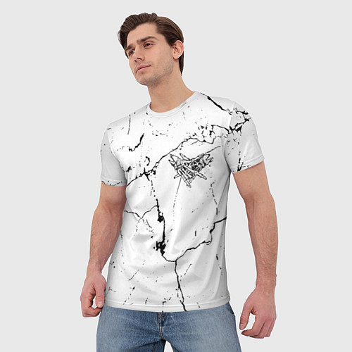 Мужская футболка Velialsquad трещины, / 3D-принт – фото 3