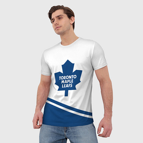 Мужская футболка Toronto Maple Leafs Торонто Мейпл Лифс / 3D-принт – фото 3