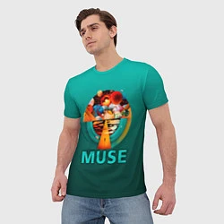Футболка мужская The Resistance - Muse, цвет: 3D-принт — фото 2
