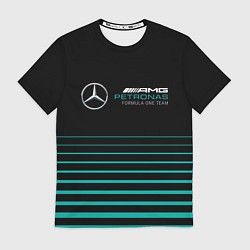 Футболка мужская Merсedes PETRONAS F1, цвет: 3D-принт