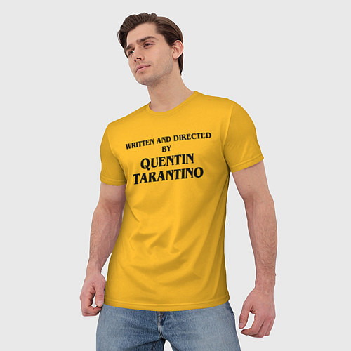 Мужская футболка Срежиссировано Квентином Тарантино / 3D-принт – фото 3