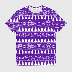 Футболка мужская Орнамент Geometry Dash, цвет: 3D-принт