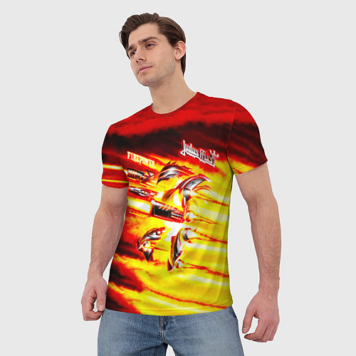 Мужская футболка Firepower - Judas Priest / 3D-принт – фото 3