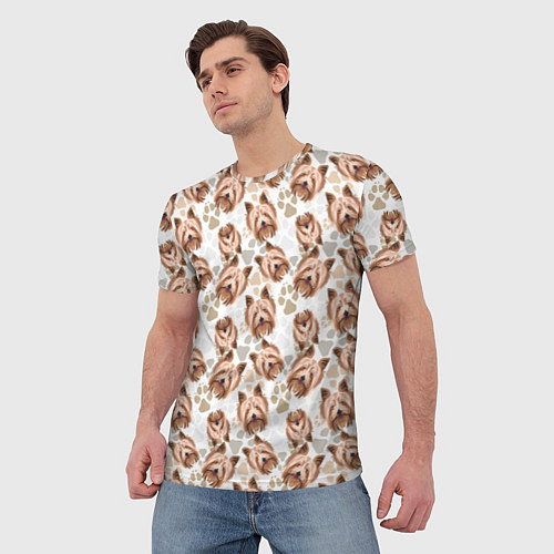 Мужская футболка Йоркширский Терьер York / 3D-принт – фото 3