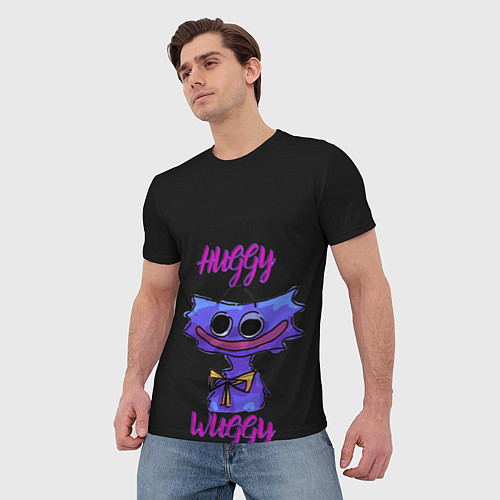 Мужская футболка Poppy Playtime: Huggy / 3D-принт – фото 3