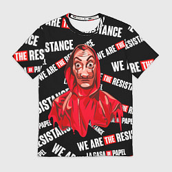 Футболка мужская БУМАЖНЫЙ ДОМ WE ARE THE RESISTANCE, цвет: 3D-принт