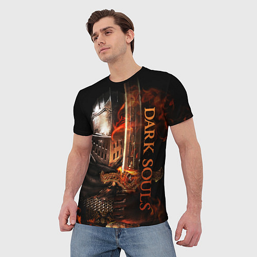 Мужская футболка Dark Souls - The Ashen One / 3D-принт – фото 3