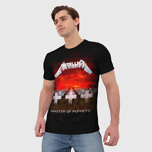 Мужская футболка Master of Puppets - Metallica / 3D-принт – фото 3
