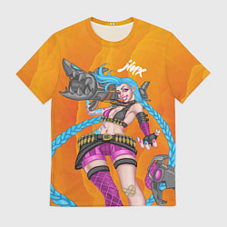 Футболка мужская Реактивная Jinx, цвет: 3D-принт