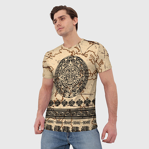Мужская футболка AztecsАцтеки / 3D-принт – фото 3