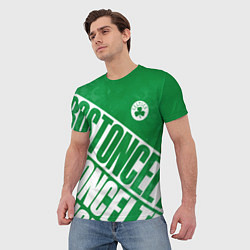 Футболка мужская Бостон Селтикс, Boston Celtics, цвет: 3D-принт — фото 2