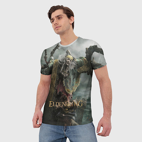 Мужская футболка Elden Ring - Ведьма / 3D-принт – фото 3