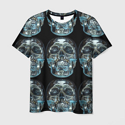 Футболка мужская Skulls pattern 2028, цвет: 3D-принт