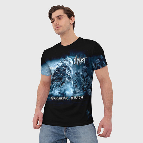 Мужская футболка Проклятье морей - Ария / 3D-принт – фото 3