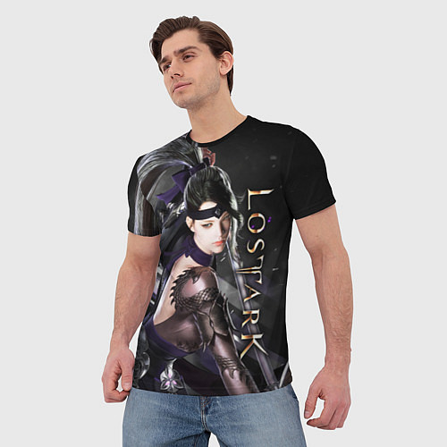 Мужская футболка LOST ARK Lance Master / 3D-принт – фото 3