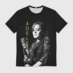 Футболка мужская Певица Adele, цвет: 3D-принт