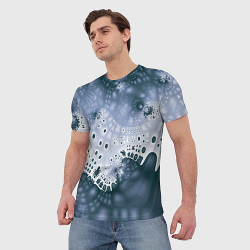 Мужская футболка Коллекция Journey Синий 592-1 / 3D-принт – фото 3