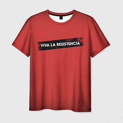 Футболка мужская VIVA LA RESISTENCIA, цвет: 3D-принт