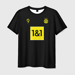 Футболка мужская Haaland 9 - Borussia Dortmund, цвет: 3D-принт