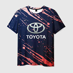 Футболка мужская Toyota градиент, цвет: 3D-принт