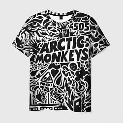 Футболка мужская Arctic monkeys Pattern, цвет: 3D-принт