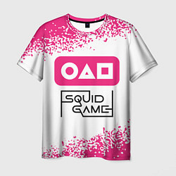 Футболка мужская SQUID GAME Краска, цвет: 3D-принт
