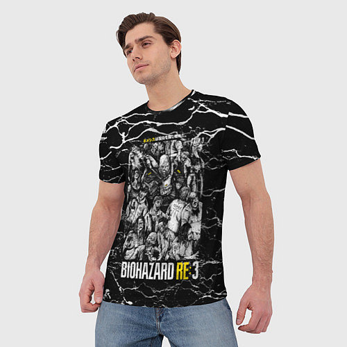 Мужская футболка Biohazard re3 / 3D-принт – фото 3