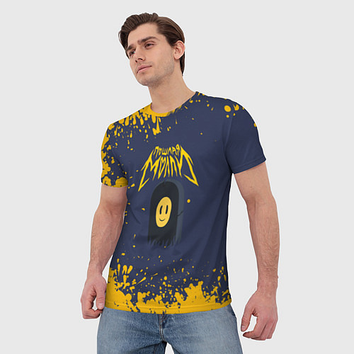 Мужская футболка Пошлая Молли брызги красок / 3D-принт – фото 3