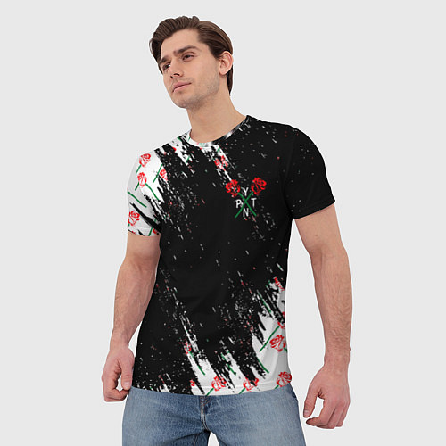 Мужская футболка Payton Moormeie Rose / 3D-принт – фото 3