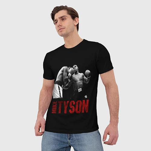 Мужская футболка Майк Тайсон Mike Tyson / 3D-принт – фото 3