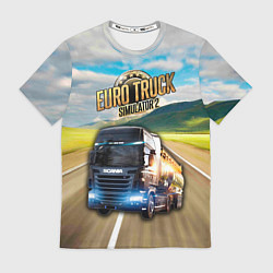 Футболка мужская Euro Truck Simulator, цвет: 3D-принт