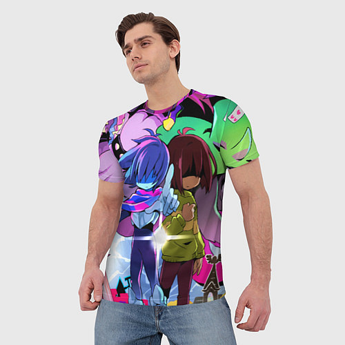 Мужская футболка Deltarune - Легенда о Руне Дельта / 3D-принт – фото 3