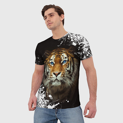 Мужская футболка Год тигра2022 / 3D-принт – фото 3